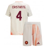 Echipament fotbal AS Roma Bryan Cristante #4 Tricou Deplasare 2024-25 pentru copii maneca scurta (+ Pantaloni scurti)